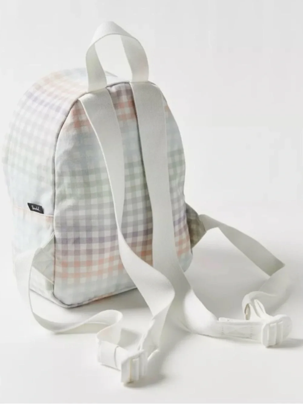 HERSCHEL SUPPLY COMPANY CLASSIC WOMENS MINI BACKPACK PASTEL CHECKERED DESIGN NWT